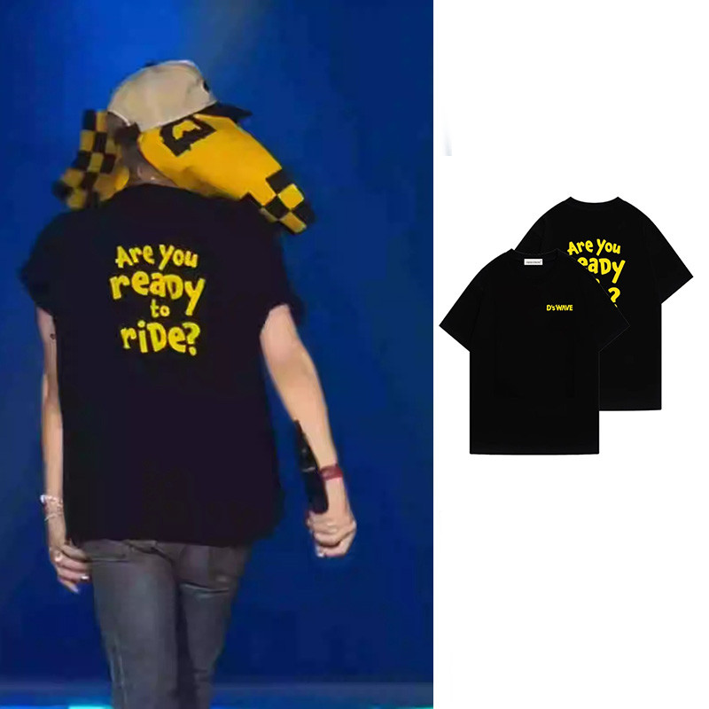G-DRAGON ジードラゴン Tシャツ トップス 半袖 ブラック 黒 男女兼用 K-POP グッズ 推し活 応援グッズ