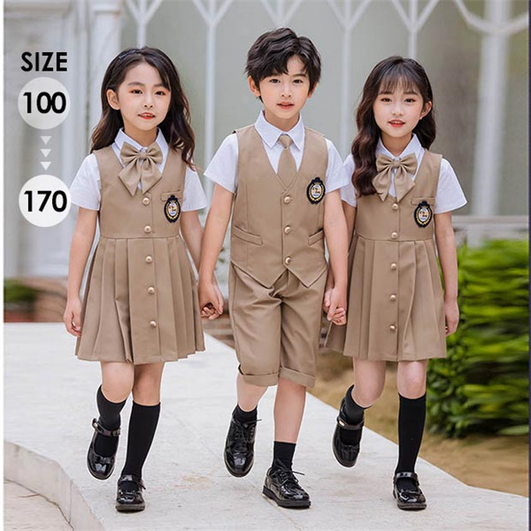 子供制服 学生服 幼稚園 小学生 女の子 男の子 スクール服 春 夏 ワンピース 半袖 キッズ スーツ フォーマル 子供スーツ 可愛い