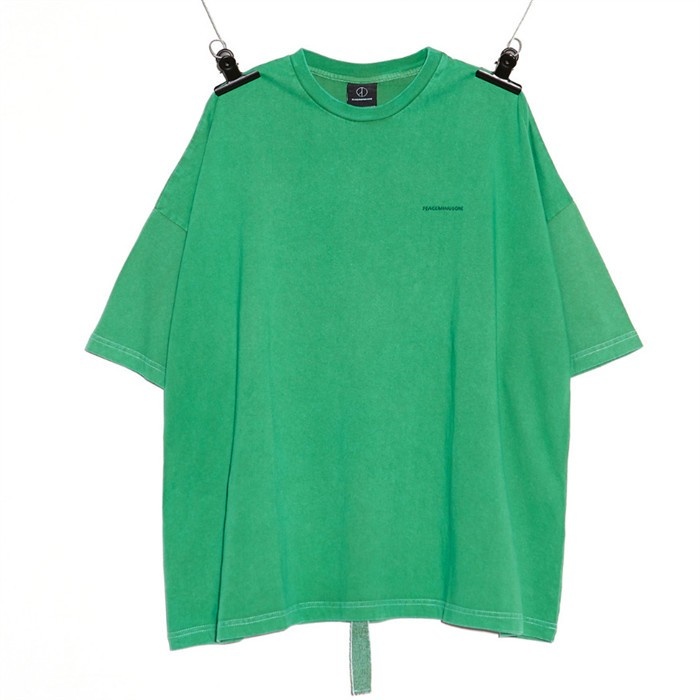 GD ジードラゴン 着用風 グリーン 半袖Tシャツ メンズ レディース ユニセックス ゆったりオーバーサイズ デイリー着回し 夏物 日系インスタ風 おしゃれ 韓国アイドル